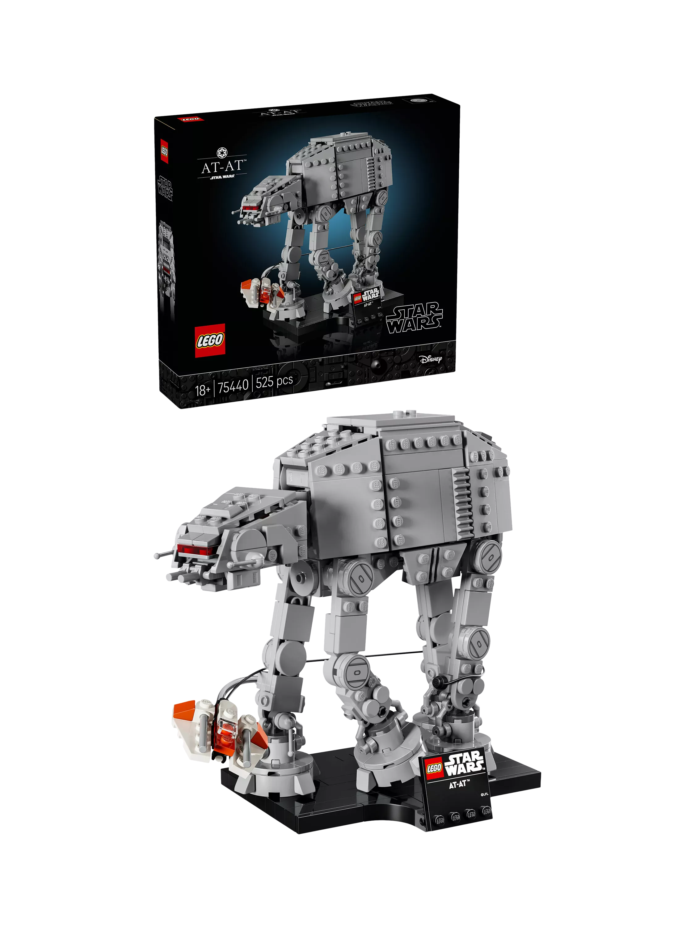 AT-AT Walker & Snowspeeder (midi-scale)